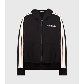 Palm Angels Black Sports Jacket With Logo Print, Розмір: S, Наявність: Склад (1-3 дня), фото 