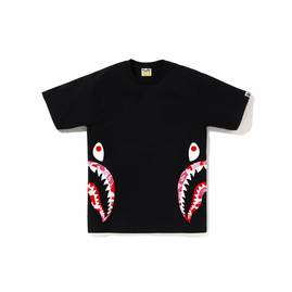 BAPE ABC CAMO SIDE SHARK T-SHIRT BLACK, Размер: L, Наличие: Склад (1-3 дня), фото 