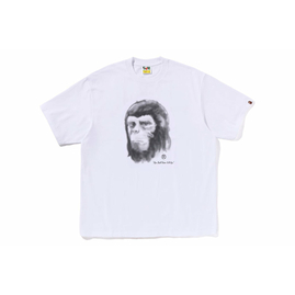 BAPE PIXEL COMIC APE HEAD RELAXED FIT T-SHIRT WHITE, Размер: L, Наличие: Склад (1-3 дня), фото 
