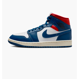 Кросівки жіночі Air Jordan 1 Mid Blue/White BQ6472-146, Розмір: 38.5, Наявність: Склад (1-3 дня), фото 