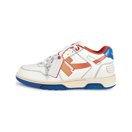 OFF-WHITE Out Of Office Low Tops White Orange Blue Contrast Stitching, Размер: 43, Наличие: Забрать сейчас, фото 