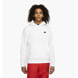 Толстовка чоловіча Nike M Nsw Club Hoodie Po Bb White BV2654-100, Размер: M, Наличие: Склад (1-3 дня), фото 