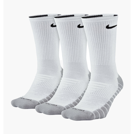 Шкарпетки унісекс Nike U Dry Cush Crew (3 пари) White SX5547-100, Розмір: 46-50, Наявність: Склад (1-3 дня), фото 