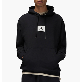 Худі чоловіче Air Jordan Flight Fleece Pullover Hoodie Black Dq7338-010, Размер: S, Наличие: Склад (1-3 дня), фото 