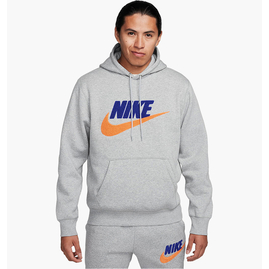 Худі чоловіче Nike Club Fleece Pullover Hoodie Grey FN3104-063, Размер: M, Наличие: Склад (1-3 дня), фото 