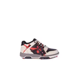 OFF-WHITE Out Of Office OOO Low Tops GolfParis Hilinski Red Black, Размер: 43, Наличие: Забрать сейчас, фото 
