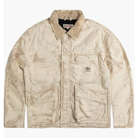 Куртка чоловіча Stussy Distressed Canvas Shop Jacket Beige 115726-1007, Розмір: XL, Наявність: Склад (1-3 дня), фото 