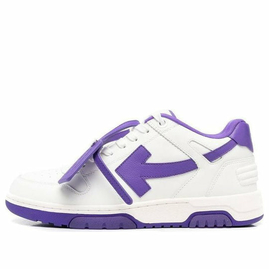 OFF-WHITE Out Of Office OOO Low Tops White Purple, Розмір: 44, Наявність: Забрати зараз, фото 