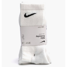Шкарпетки унісекс Nike U Nk Everyday Cush Crew (3 пари) White SX7664-100, Размер: M, Наличие: Склад (1-3 дня), фото 