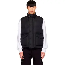 ALEXANDER MCQUEEN BLACK VEST WITH LOGO, Размер: 52(XL), Наличие: Склад (1-3 дня), фото 