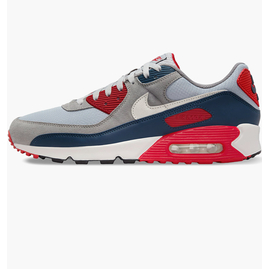 Кросівки чоловічі Nike Air Max 90 Grey/Blue DM0029-005, Розмір: 41, Наявність: Склад (1-3 дня), фото 