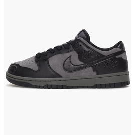Кросівки чоловічі Nike Dunk Low Black/Grey HF1986-001, Размер: 40, Наличие: Склад (1-3 дня), фото 