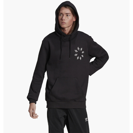Худі чоловіче Adidas Adicolor Spinner Hoodie Black Hc4490, Размер: XL, Наличие: Склад (1-3 дня), фото 