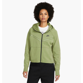 Толстовка жіноча Nike Sportswear Tech Fleece Windrunner Full-Zip Hoodie Olive Cw4298-334, Размер: M, Наличие: Склад (1-3 дня), фото 