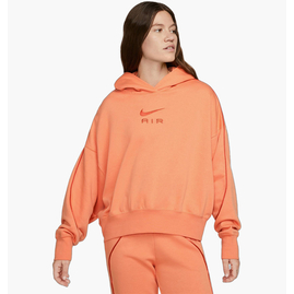 Худі жіноче Nike Air Fleece Hoodie Orange DQ6915-871, Размер: S OVER, Наличие: Склад (1-3 дня), фото 