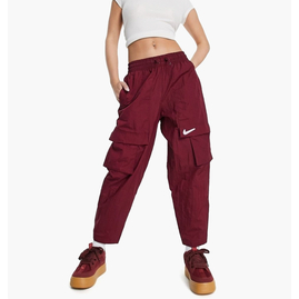 Штани жіночі Nike Sportswear Swoosh Mid-Rise Woven Trousers Violet DR5622-638, Размер: M LOOSE, Наличие: Склад (1-3 дня), фото 