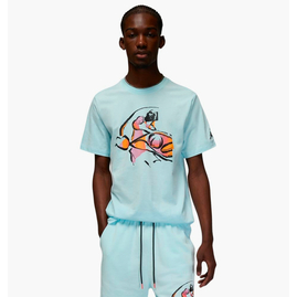 Футболка чоловіча Air Jordan Flight Mvp Light Blue DX9569-411, Размер: S, Наличие: Склад (1-3 дня), фото 