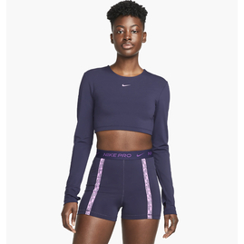Лонгслів жіночий Nike Pro Dri-Fit Blue FB5233-555, Розмір: M, Наявність: Склад (1-3 дня), фото 