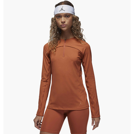 Кофта жіноча Air Jordan Sport Long-Sleeve Top Brown FN5113-209, Размер: XS, Наличие: Склад (1-3 дня), фото 