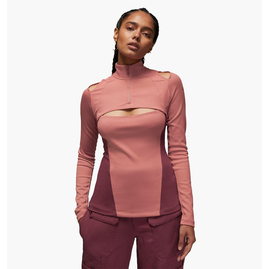 Лонгслів жіночий Air Jordan 23 Engineered WomenS 1/4-Zip Long-Sleeve Top Pink DV1255-689, Размер: S, Наличие: Склад (1-3 дня), фото 