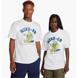 Футболка унісекс Nike T-Shirt Sb White FJ1165-100, Размер: S, Наличие: Склад (1-3 дня), фото 