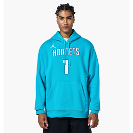 Худі чоловіче Air Jordan Charlotte Hornets Club Light Blue FB4791-415, Размер: S, Наличие: Склад (1-3 дня), фото 