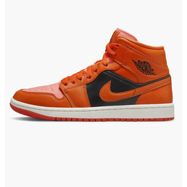 Кросівки жіночі Air Jordan 1 Mid "Orange" Orange/Black Dm3381-600, Размер: 44.5, Наличие: Склад (1-3 дня), фото 