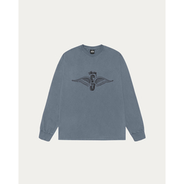 Stussy SKULL WINGS LS TEE PIGMENT DYED, Размер: S, Наличие: Склад США (10-24 дня), фото 