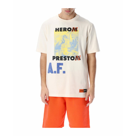 Heron Preston A.F. Authorized Tee 'Off White/Lemon', Размер: M, Наличие: Забрать сейчас, фото 