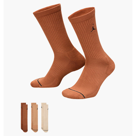 Шкарпетки чоловічі Air Jordan Everyday Crew Socks Brown DX9632-923, Размер: 38-42, Наличие: Склад (1-3 дня), фото 