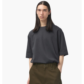Футболка унісекс Uniqlo Airism Cotton Oversized Crew Neck Half-Sleeve T-Shirt Grey 465185-07, Размер: S, Наличие: Склад (1-3 дня), фото 