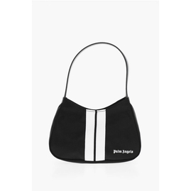 PALM ANGELS NYLON VENICE TRACK MINI HOBO BAG WITH CONTRASTING BAND, Наличие: Забрать сейчас, фото 