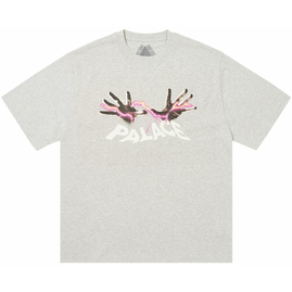PALACE HANDS ON T-SHIRT GREY MARL, Размер: L, Наличие: Склад (1-3 дня), фото 