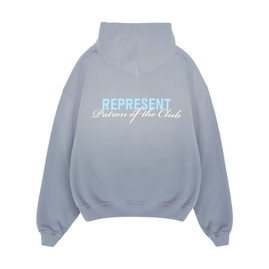 Represent Patron of the Club Washed Grey Hoodie, Размер: XL, Наличие: Склад (1-3 дня), фото 
