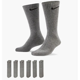 Шкарпетки унісекс Nike U Nk Everyday Cush Crw (6 пар) 132 Grey Sx7666-064, Размер: 38-42, Наличие: Склад (1-3 дня), фото 