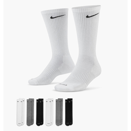 Шкарпетки унісекс Nike Ed Pls Csh Crw (6 пар) White SX6897-965, Размер: 34-38, Наличие: Склад (1-3 дня), фото 