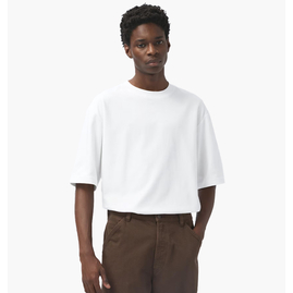 Футболка унісекс Uniqlo Airism Cotton Oversized Crew Neck Half-Sleeve T-Shirt White 465185-00, Размер: M, Наличие: Склад (1-3 дня), фото 