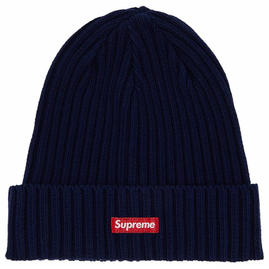SUPREME OVERDYED BEANIE LIGHT NAVY, Наличие: Склад (1-3 дня), фото 