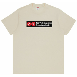 SUPREME/ZOO YORK TRANSIT TEE NATURAL, Размер: M, Наличие: Склад (1-3 дня), фото 