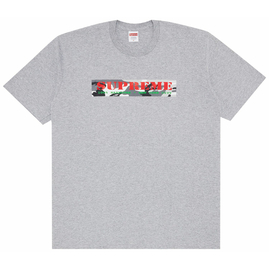 SUPREME HARDCORE TEE HEATHER GREY, Размер: M, Наличие: Склад (1-3 дня), фото 