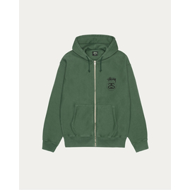 Stussy STOCK LINK ZIP HOODIE PIGMENT DYED, Размер: S, Наличие: Склад США (10-24 дня), фото 
