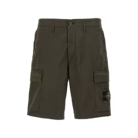 STONE ISLAND CARGO BERMUDA SHORTS GREEN, Размер: 30, Наличие: Склад (1-3 дня), фото 