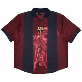 Nike FC Barcelona x Cactus Jack Retro 2000/01 Home Skeleton Jersey 'Red/Blue', Размер: XL, Наличие: Забрать сейчас, фото 