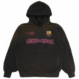 Nike FC Barcelona x Cactus Jack Spray Logo Hoodie 'Blue', Размер: L, Наличие: Забрать сейчас, фото 