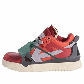 Off-white Sponge Mid-top Sneakers Red Grey, Размер: 43, Наличие: Забрать сейчас, фото 
