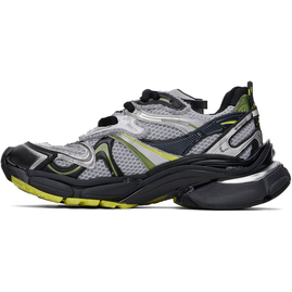 Balenciaga Silver & Black Runner 2.0 Sneakers, Размер: 44, Наличие: Забрать сейчас, фото 