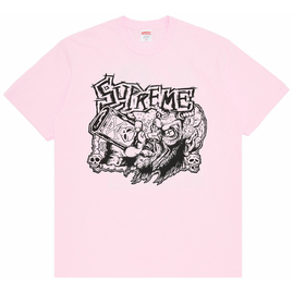 SUPREME FUCKIN BLOWOUT TEE LIGHT PINK, Размер: M, Наличие: Склад (1-3 дня), фото 