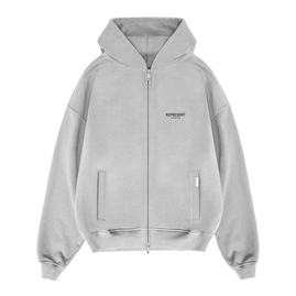 Represent Owners Club Zip Hoodie - Ash Grey, Размер: L, Наличие: Склад (1-3 дня), фото 