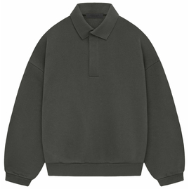 Fear of God Essentials Gray Long Sleeve Polo, Размер: S, Наличие: Склад (1-3 дня), фото 