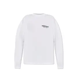 Fear Of God Essentials Classic Fit White Longsleeve, фото 
